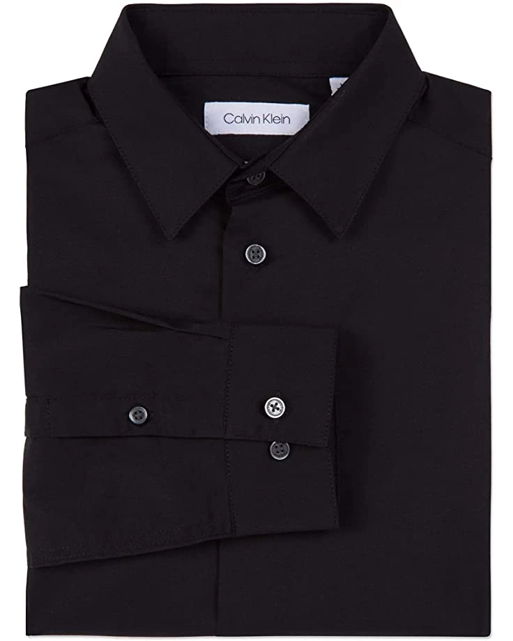 Calvin Klein Boys' Long Sleeve Slim Fit Button-Down Dress Shirt | Shirts & Tops 2 Calvin Klein Boys' Long Sleeve Slim Fit Button-Down Dress Shirt | Shirts & Tops - Image 2