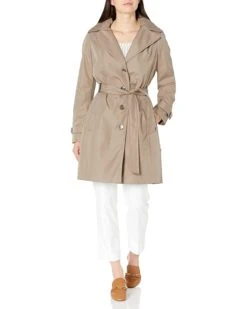 Calvin Klein Women's Single Breasted Belted Rain Jacket with Removable Hood | Coats & Outerwear 13 Calvin Klein Women's Single Breasted Belted Rain Jacket with Removable Hood | Coats & Outerwear -Calvin Klein Sales 2024 612SBSUiCKS. AC SR736920