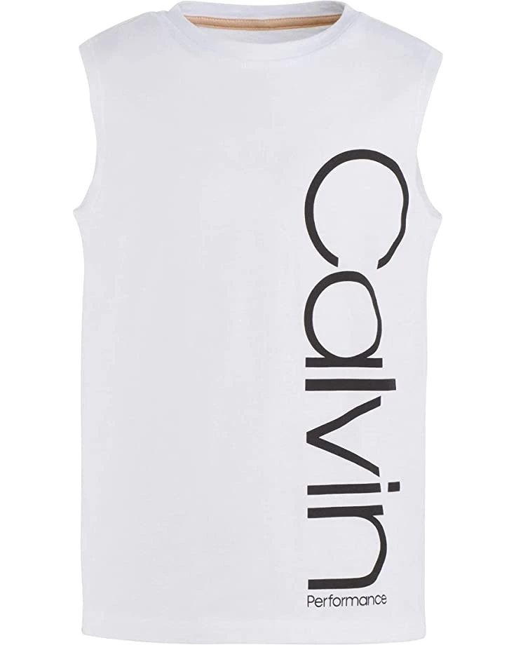 Calvin Klein Big Girls' Performance Logo Tank Top | Shirts & Tops 4 Calvin Klein Big Girls' Performance Logo Tank Top | Shirts & Tops - Image 4