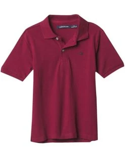 Calvin Klein Short Sleeve Solid Polo (Little Kids) | Shirts & Tops