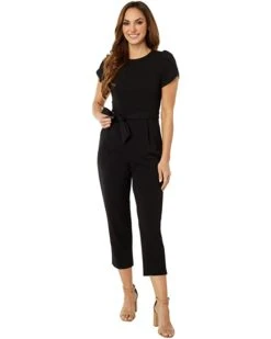 Calvin Klein Midi Petal Sleeve with Belt | Jumpsuits & Rompers