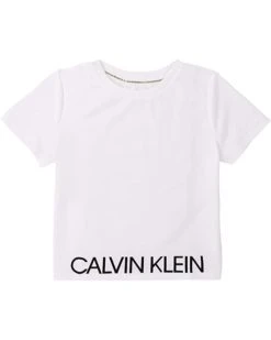 Calvin Klein Girls' Short Sleeve Performance T-Shirt, Cropped Fit & Crew-Neck Neckline, Logo Detailing | Shirts & Tops -Calvin Klein Sales 2024 61JdnOwL5sL. AC SR736920