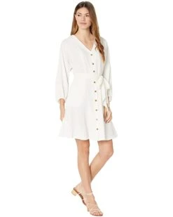 Calvin Klein Short Dress with Front Buttons and Tie Waist | Dresses 6 Calvin Klein Short Dress with Front Buttons and Tie Waist | Dresses -Calvin Klein Sales 2024 61NzGAOqMnL. AC SR736920