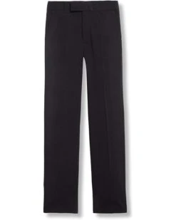 Calvin Klein Boys' Flat-Front Bi-Stretch Dress Pant, Straight Leg Fit & Hemmed Bottom, Belt Loops & Functional Front Pockets | Pants