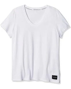 Calvin Klein Women's V-Neck T-Shirt | Shirts & Tops -Calvin Klein Sales 2024 61XRdnsrXjL. AC SR736920