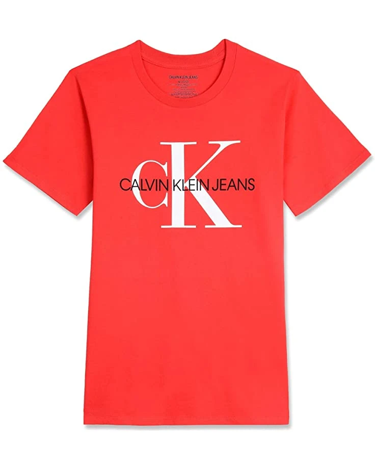 Calvin Klein Boys' Classic Ck Logo Crew Neck Tee | Shirts & Tops 1 Calvin Klein Boys' Classic Ck Logo Crew Neck Tee | Shirts & Tops