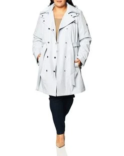 Calvin Klein Women's Double Breasted Belted Rain Jacket with Removable Hood | Coats & Outerwear 5 Calvin Klein Women's Double Breasted Belted Rain Jacket with Removable Hood | Coats & Outerwear -Calvin Klein Sales 2024 61cTy vPK1L. AC SR736920