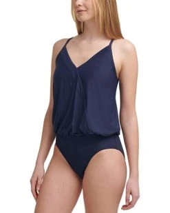 Calvin Klein Crossover Blouson Wrap One-Piece | Swimwear 7 Calvin Klein Crossover Blouson Wrap One-Piece | Swimwear -Calvin Klein Sales 2024 61f2pQjRyoL. AC SR736920