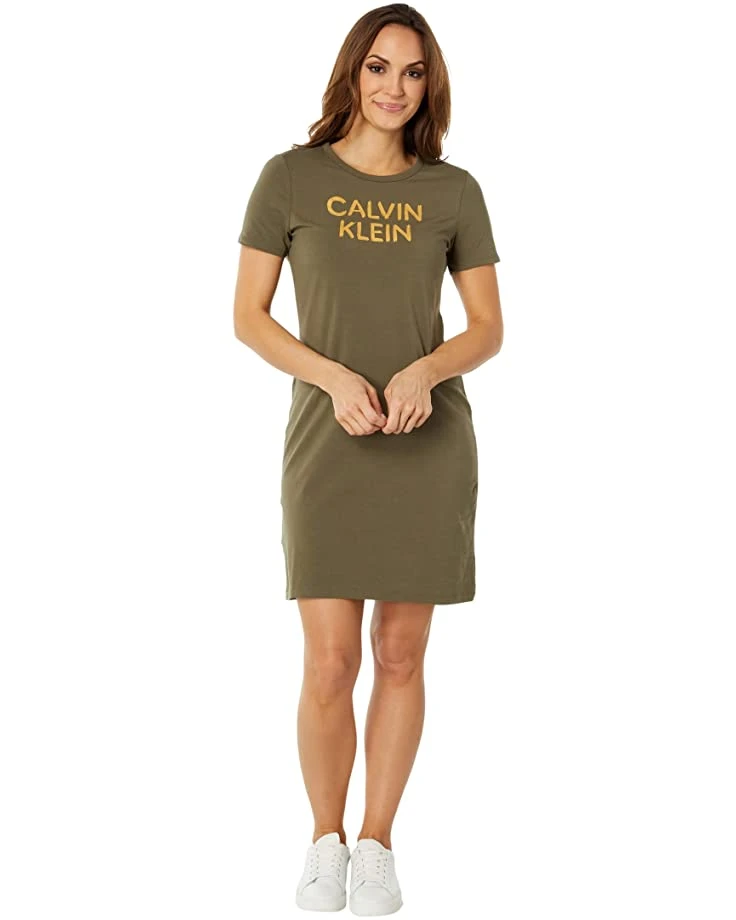 Calvin Klein Logo Shirtdress | Dresses 4 Calvin Klein Logo Shirtdress | Dresses - Image 4