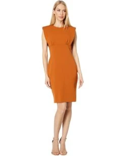 Calvin Klein Sleeveless Scuba Crepe Dress | Dresses