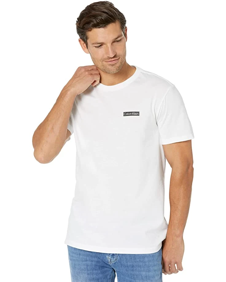 Calvin Klein Short Sleeve Box Logo Crew Neck Tee | Shirts & Tops 1 Calvin Klein Short Sleeve Box Logo Crew Neck Tee | Shirts & Tops