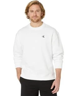Calvin Klein Long Sleeve Archive Logo Fleece Crew Neck | Hoodies & Sweatshirts