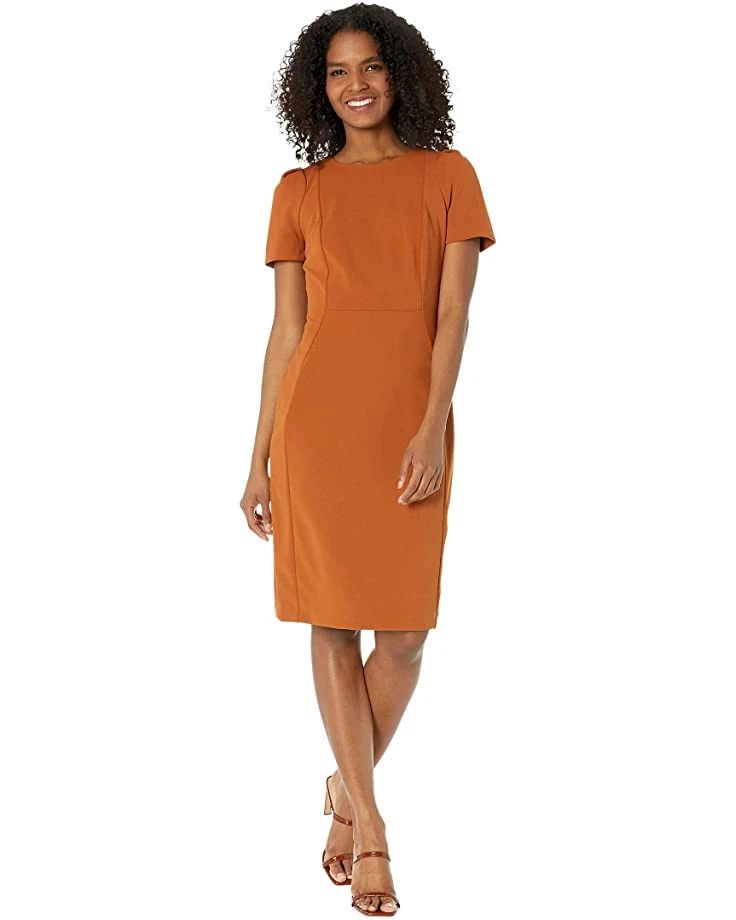 Calvin Klein Short Sleeve Sheath Dress | Dresses 1 Calvin Klein Short Sleeve Sheath Dress | Dresses