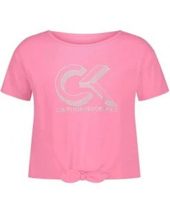 Calvin Klein Girls' Performance Short Sleeve Tee Shirt | Shirts & Tops -Calvin Klein Sales 2024 61zTFP0TprL. AC SR736920