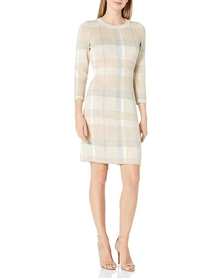 Calvin Klein Women's Crew Neck Sweater Dress | Dresses 1 Calvin Klein Women's Crew Neck Sweater Dress | Dresses