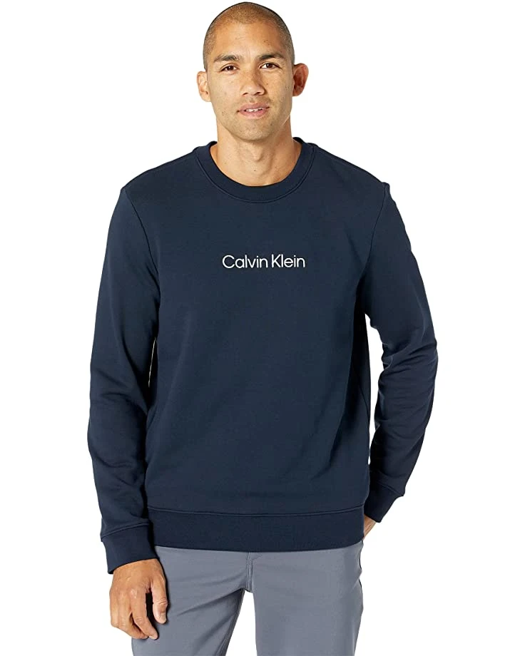 Calvin Klein Long Sleeve CK Logo Terry Crew | Hoodies & Sweatshirts 7 Calvin Klein Long Sleeve CK Logo Terry Crew | Hoodies & Sweatshirts - Image 7