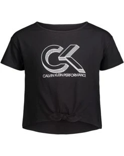 Calvin Klein Girls' Performance Short Sleeve Tee Shirt | Shirts & Tops -Calvin Klein Sales 2024 71P poVOq9L. AC SR736920