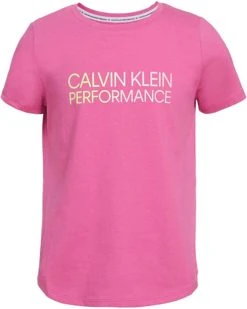 Calvin Klein Girls' Performance Short Sleeve Tee Shirt | Shirts & Tops -Calvin Klein Sales 2024 71PEdCOOa S. AC SR736920