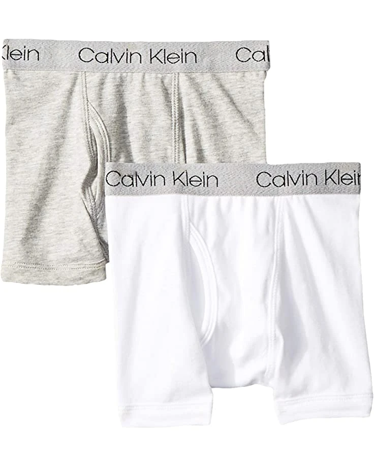 Calvin Klein Kids 2-Pack Cotton Stretch Boxer (Little Kids/Big Kids) | Underwear 4 Calvin Klein Kids 2-Pack Cotton Stretch Boxer (Little Kids/Big Kids) | Underwear - Image 4