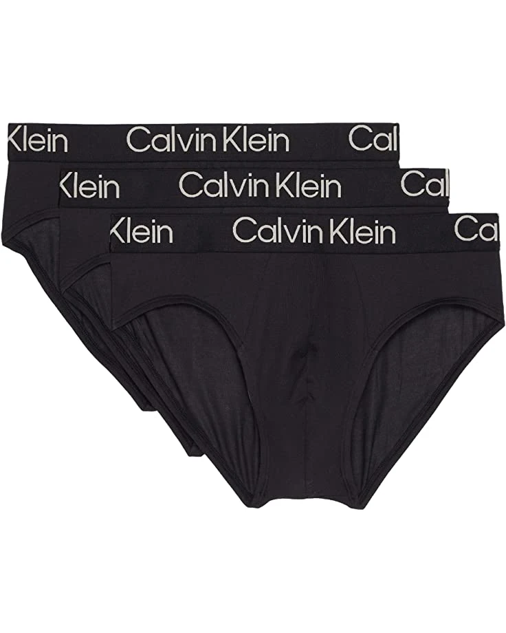 Calvin Klein Underwear Eco Pure Modal Hip Brief 3-Pack | Underwear 1 Calvin Klein Underwear Eco Pure Modal Hip Brief 3-Pack | Underwear