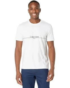 Calvin Klein Logo Crew Neck Graphic T-Shirt | Shirts & Tops