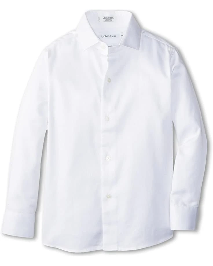 Calvin Klein Kids Sateen Shirt (Little Kids) | Shirts & Tops 1 Calvin Klein Kids Sateen Shirt (Little Kids) | Shirts & Tops