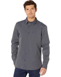Calvin Klein Long Sleeve Stretch Cotton Button-Up | Shirts & Tops
