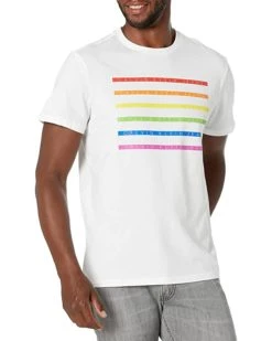 Calvin Klein Men's Short Sleeve Pride Rainbow T-Shirt | Shirts & Tops