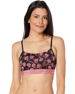 Calvin Klein Underwear Glitter V-Day Fashion Unlined Bralette | Underwear & Intimates