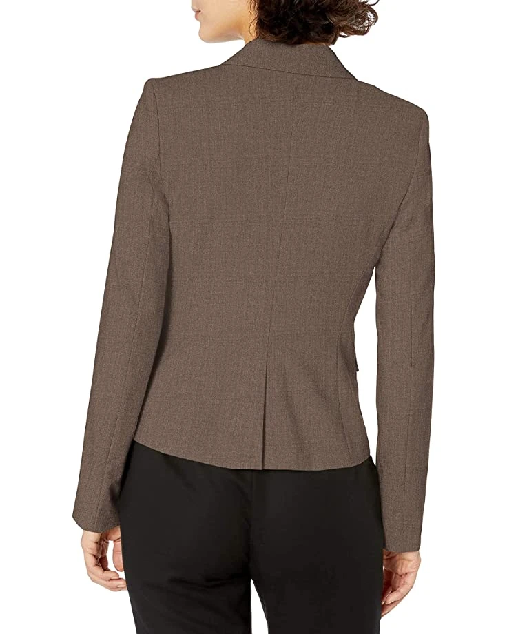 Calvin Klein Women's Two Button Lux Blazer (Petite, Standard, & Plus) | Coats & Outerwear 2 Calvin Klein Women's Two Button Lux Blazer (Petite, Standard, & Plus) | Coats & Outerwear - Image 2