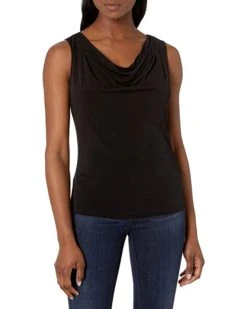 Calvin Klein Women's Petite Solid Drape Neck Cami | Shirts & Tops