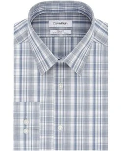 Calvin Klein Men's Dress Shirt Non Iron Stretch Slim Fit Check | Shirts & Tops -Calvin Klein Sales 2024 915hG29ykVS. AC SR736920
