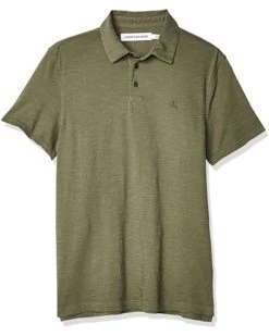 Calvin Klein Men's Short Sleeve Slub Cotton Monogram Logo Polo Shirt | Shirts & Tops -Calvin Klein Sales 2024 91HI1BU1jIL. AC SR736920