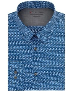 Calvin Klein Men's Dress Shirt Xtreme Slim Fit-Thermal Stretch Print | Shirts & Tops